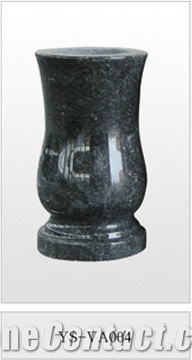 Emerald Pearl Green Granite Flower Pots