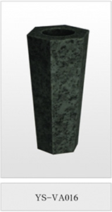 Shanxi Black Granite Vase