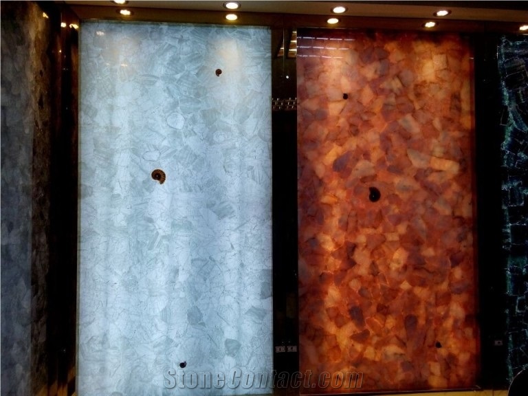 Manmade Semiprecious Stone Slabs