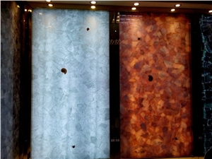 Manmade Semiprecious Stone Slabs
