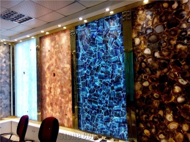 Manmade Semiprecious Stone Slabs