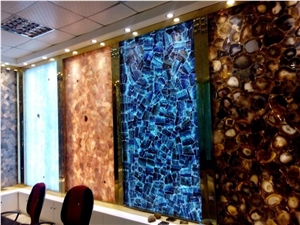 Manmade Semiprecious Stone Slabs