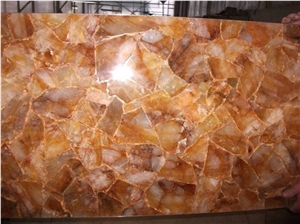 High Quality Yellow Gem Semiprecious Stone Tiles