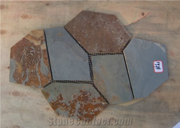 Autumn Horizon Flagmats, Hebei Rust Slate Flagstone