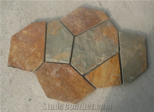 Autumn Horizon Flagmats, Hebei Rust Slate Flagstone