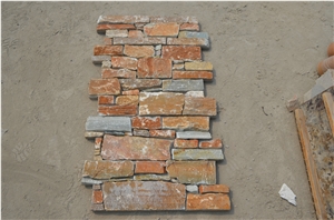 Beige Slate Cultured Stone-Cement Based Ledge Stone Panel, P014 Beige Slate Cultured Stone
