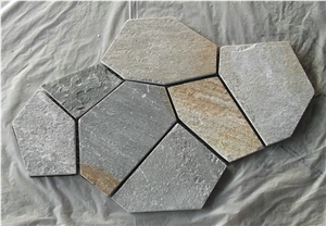 Golden White Slate Flagging, Beige Slate Flagstone