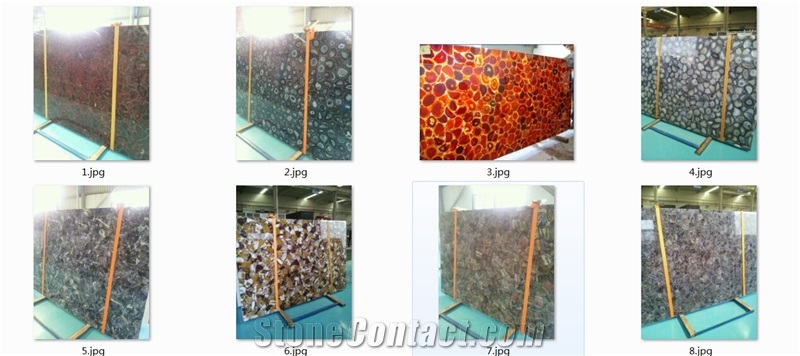 Semiprecious Stone Agate Stone Slabs