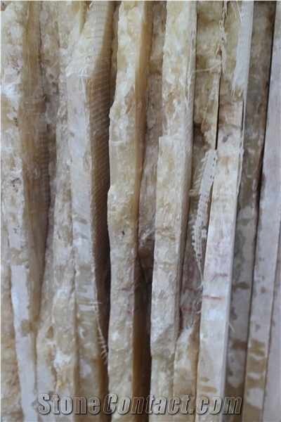 Honey Onyx Vein Cut Slabs & Tiles, China Yellow Onyx