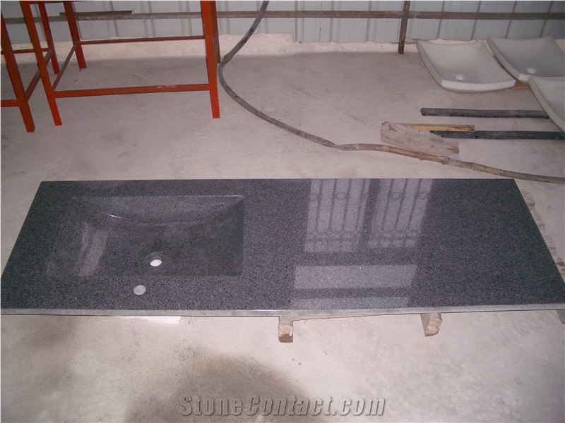 Granite Vanity Top , Bathroom Countertop with Sink