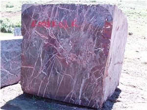 Rosso Levanto Marble Sivas Cherry Marble Block