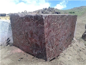 Rosso Levanto Marble Sivas Cherry Marble Block