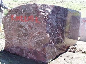Rosso Levanto Marble Sivas Cherry Marble Block