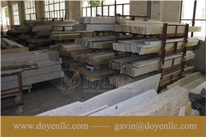 Tan Brown Granite Back Splashes for Kitchen Countertops, India Tan Brown Red Granite Kitchen Countertops