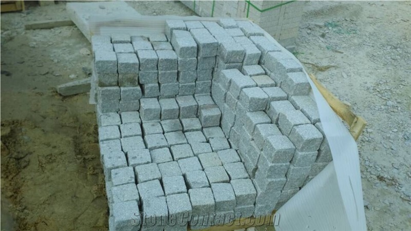 G341 Antique Cube Stone,Tumbled Cobble Stone