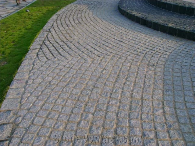 Grey Granite Cobble Stone Tumbled