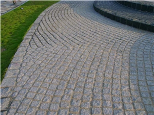 Grey Granite Cobble Stone Tumbled