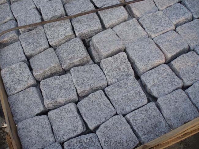Grey Granite Cobble Stone Tumbled