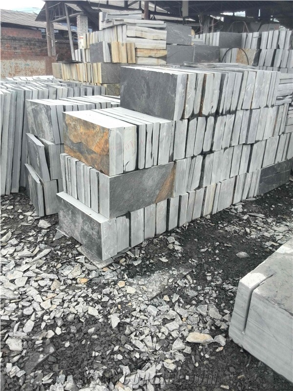 Rusty Slate Tread, Slate Stairs, Thick Slate Steps