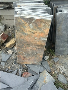 Rusty Slate Tread, Slate Stairs, Thick Slate Steps