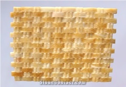 Yellow Jade Mosaic, Honey Onyx Mosaic