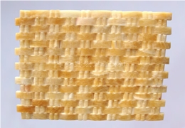 Yellow Jade Mosaic, Honey Onyx Mosaic