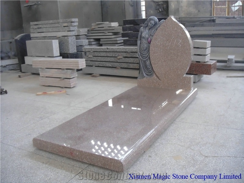 G663 Granite Italy Style Granite Tombstone