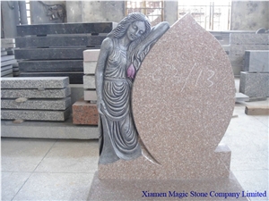G663 Granite Italy Style Granite Tombstone