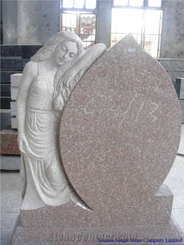 G663 Granite Italy Style Tombstone