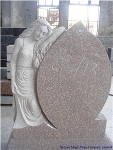 G663 Granite Italy Style Tombstone