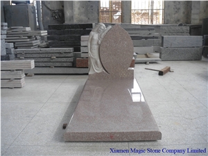 G663 Granite Italy Style Tombstone