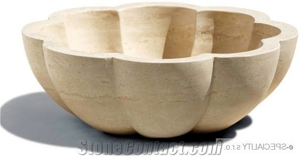Travertine Wash Basin Xcs09y