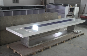 Modern Conference Table,White Meeting Table, White Conference Tables