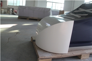 Office Furniture Reception Desk,Acrylic Solid Surface Table
