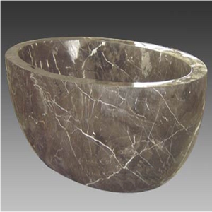 M702 Tulip Brown,St. Laurent Brown Marble Bathtub,Natural Stone Bathtub,Natural Marble Bathtub