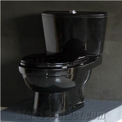 Wellest China Black Granite Toilet Bowl,Stone Closestool,Toilet Sets,Bathroom Accessories, Stb003