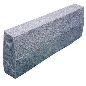 Wellest G654 Sesame Black Granite Kerb Stone,Landscape Stone, Rough Picked Botom and Natural on Top,Other Sawn Cut, Side Stone,Road Stone,Ks003