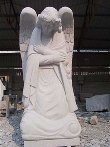 Wellest Iconology Sculpture & Statue, Handcarved Angel Sculpture,Natural Stone Carving,Sis015