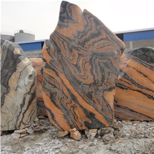 Wellest Landscape Boulder Stone, Landscape Decoration Rock, Garden Stone, Garden Rock,Item No.Lss038