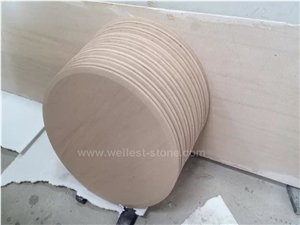 Wellest Moca Cream Bar Top, Restaurant Top,Tea Top,Coffee Top,Round Table,Natrual Stone Top