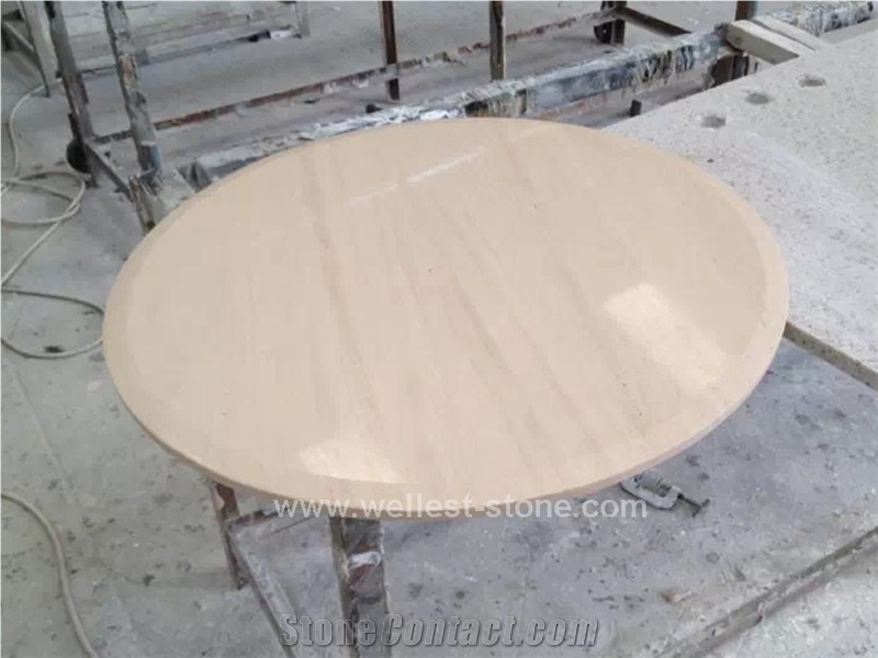 Wellest Moca Cream Restaurant Top,Tea Top,Coffee Top,Square Top, Round Table,Natrual Stone Top