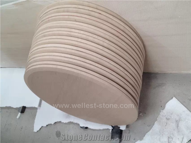 Wellest Moca Cream Restaurant Top,Tea Top,Coffee Top,Square Top, Round Table,Natrual Stone Top