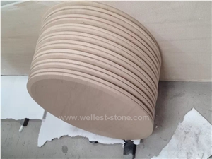 Wellest Moca Cream Restaurant Top,Tea Top,Coffee Top,Square Top, Round Table,Natrual Stone Top