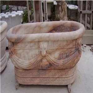 Wellest Sunset Red Multi Color Marble Bathtub,Natural Stone Bathtub,Natural Marble Bathtub,Sbt004