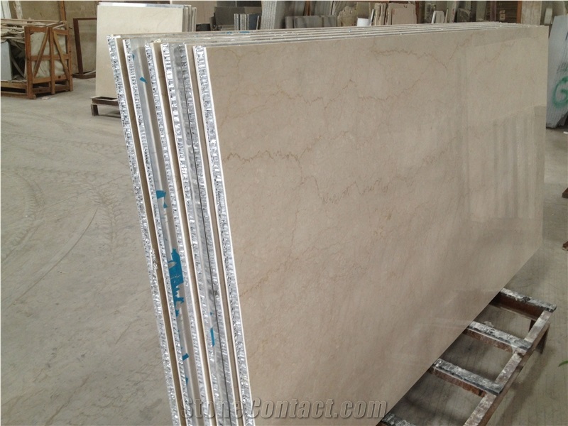 Aluminium Honeycomb Backed Stone Panel-Botticino Classic Stone Composite Panel