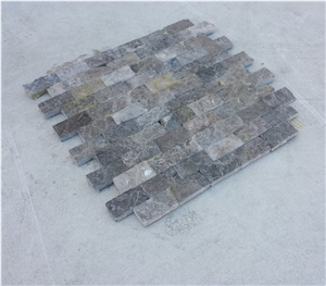 Mosaic Emperador Marble 2.4x4.8 Split Face Mosaic Emperador Marble 2.4x4.8 Split Face
