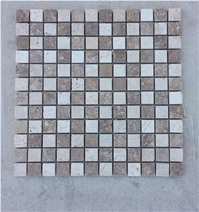 Mosaic Light Noce Travertine 1.0x2.3x2.3 Tumbled