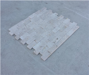 Mosaic White Marble 2.4x4.8 Split Face