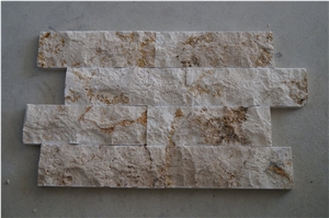 Split Face Wall Cladding Travertine Tiles_antic Travertine