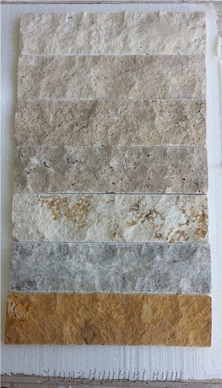 Split Face Wall Cladding Travertine Tiles_antic Travertine